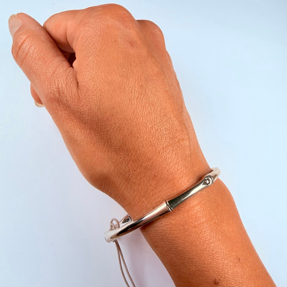 John Hardy Bamboo Slim Bangle Sterling Silver 925 Bracelet Brand New w/ Tag - Picture 7 of 9